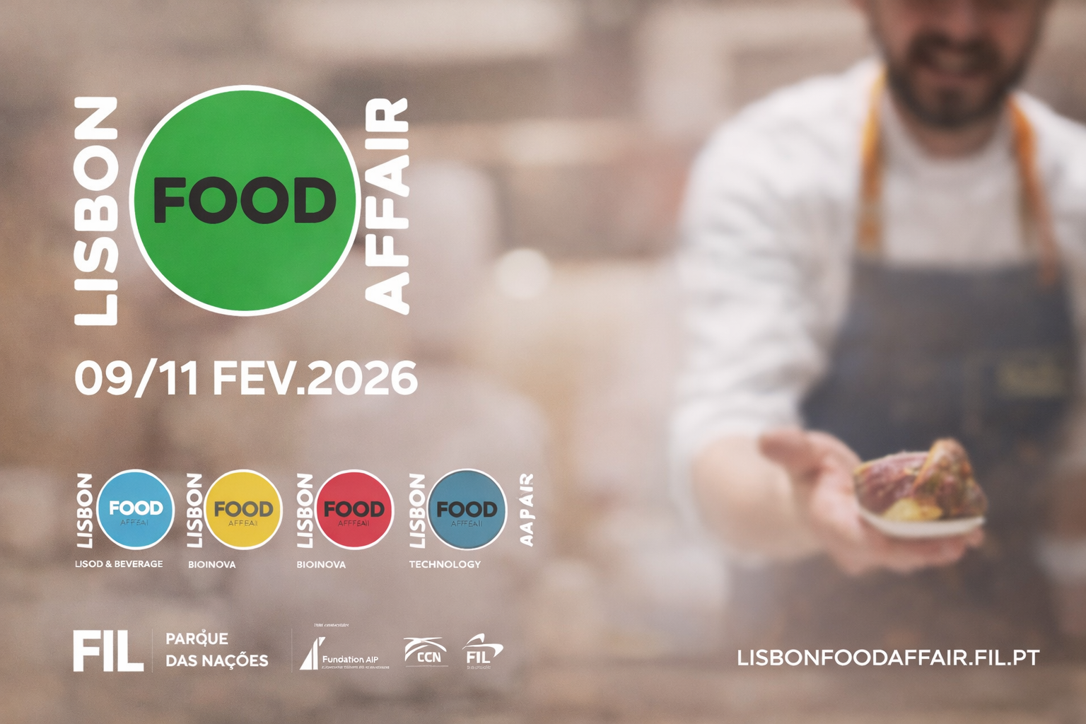 LISBON FOOD AFFAIR - A Plataforma Nacional do Pão marcará presença integrada no Stand da AHRESP.