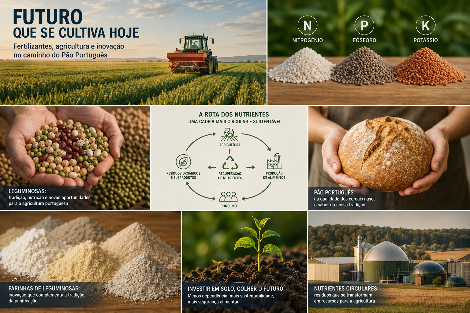 O Futuro Cultiva-se no Solo: Como os Fertilizantes Estão a Influenciar a Agricultura e o Pão Português